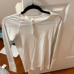 lululemon athletica White Long Sleeve Tee